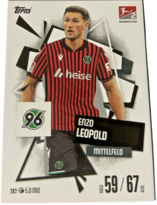 Topps Match Attax Bundesliga 25/26 Karte 282 Enzo Leopold Basiskarte