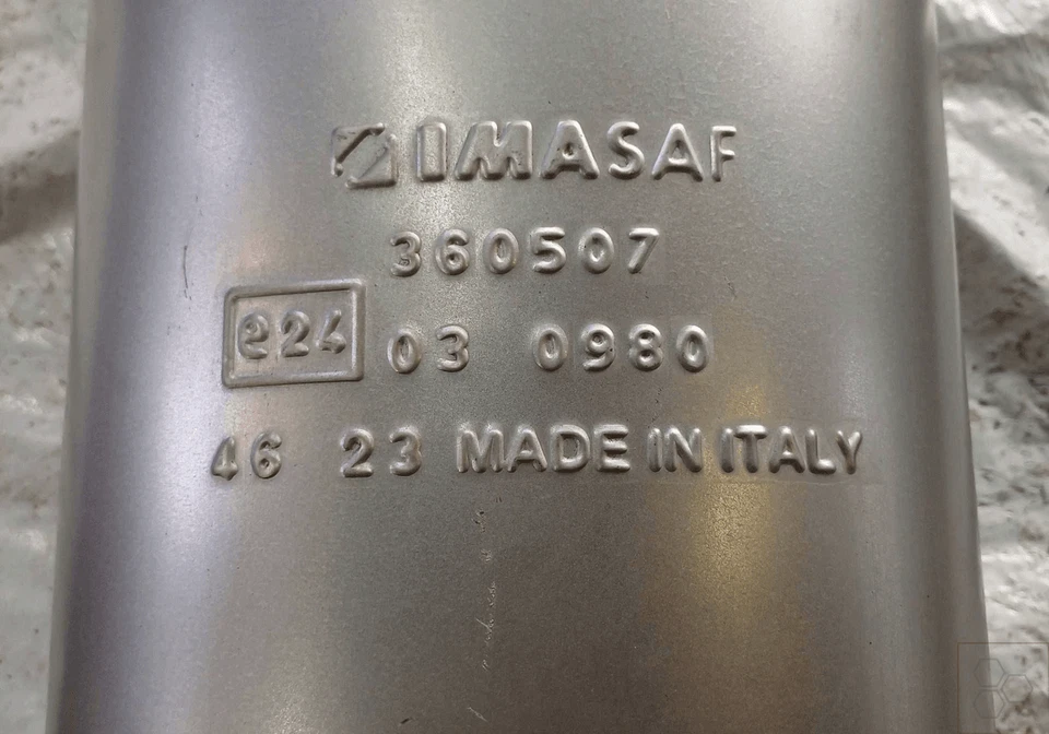 1383132 Silenziatore post.  FORD FIESTA (CBK) 1.6 16V TDCi Ber cdedb2 - Immagine 2 di 3