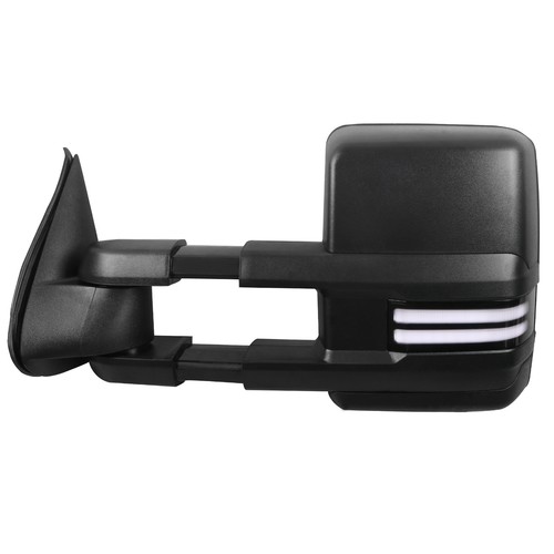 Par de espejos retrovisores eléctricos térmicos para Chevy Silverado GMC Sierra 1500 2500 2015-2018 - Imagen 14 de 16