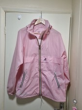 K-way Pack A Mac Jacket Pink Lightweight Size Large Vintage Women's Rain Jacket