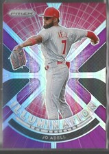2021 Panini Prizm Baseball Jo Adell Illumination Purple Prizm IL-1 Rookie Year