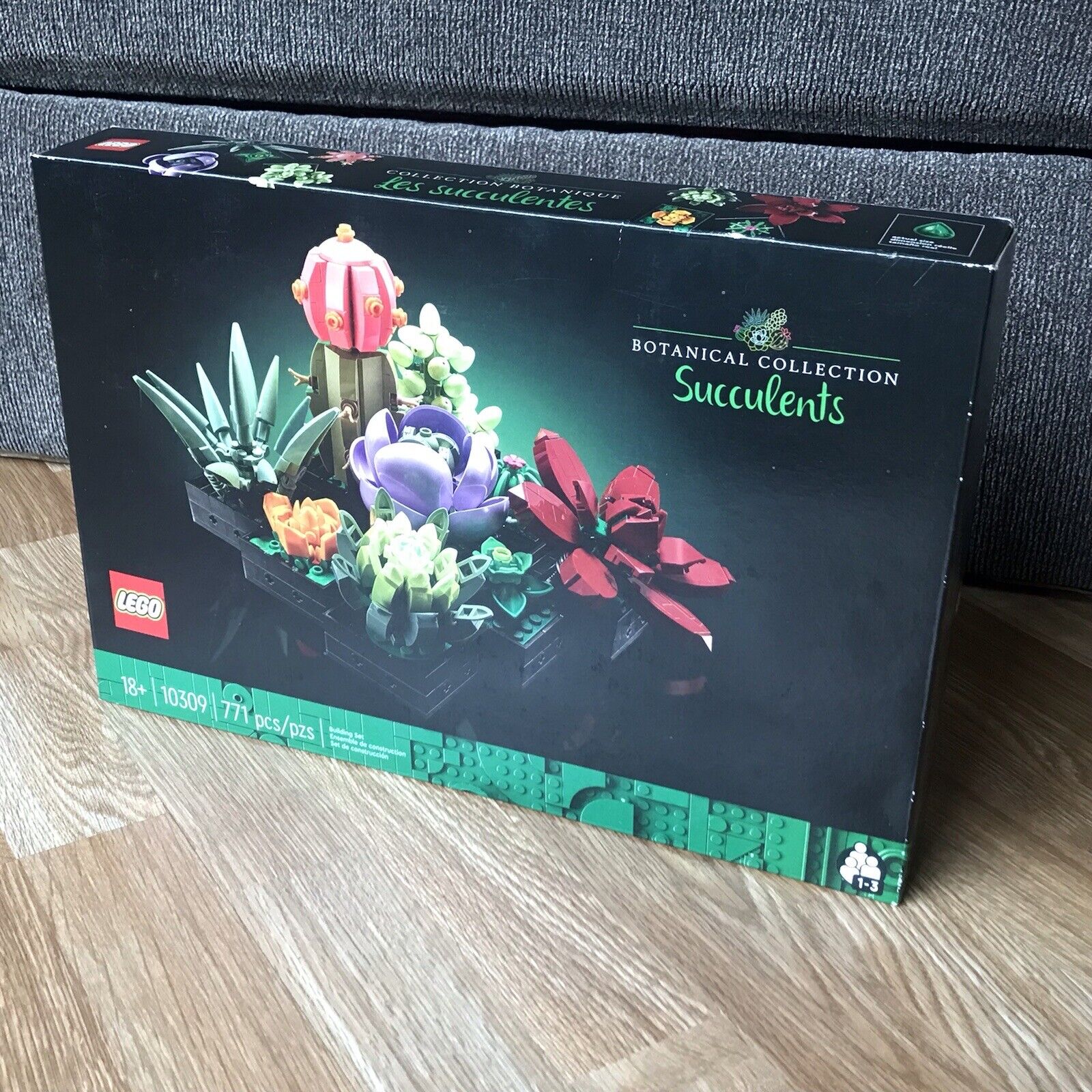 LEGO Set 10309 Succulents Plant Decor Toy Building Kit New Sealed In Box Manual