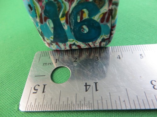 Jena's Handmade Backgammon Doubling Cube 32mm My Monet One of A Kind #61 - Picture 12 of 12
