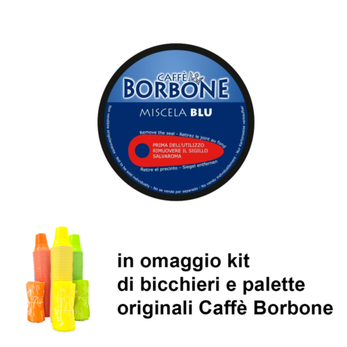 180 capsule caffè Borbone Compatibili Nescafé Dolce Gusto Miscela BLU + omaggio