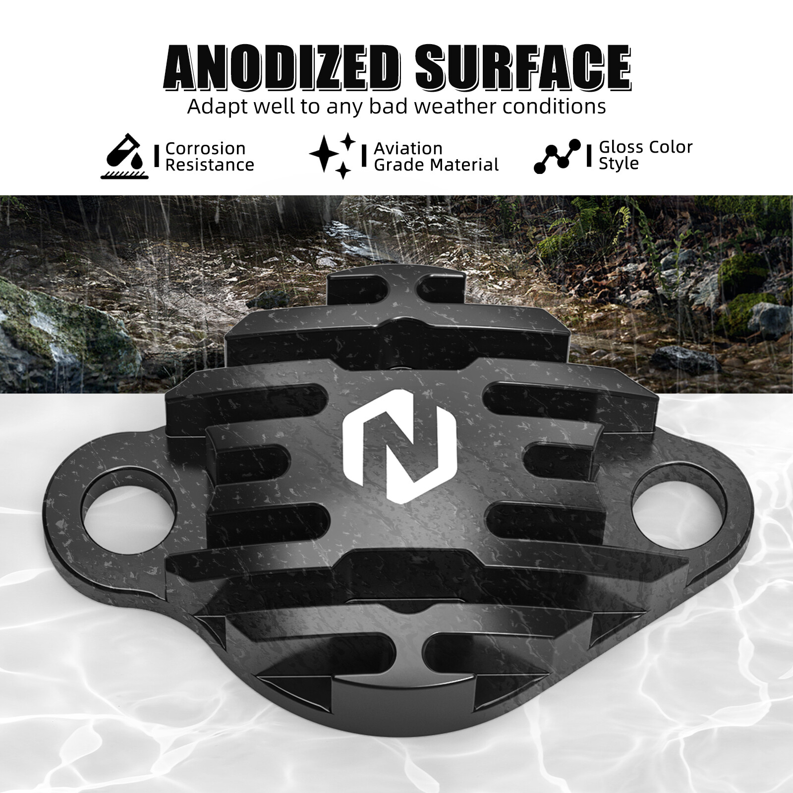 Rear Brake Caliper Cover Plate Kit For Honda TRX450ER Electric Start 2006-2014