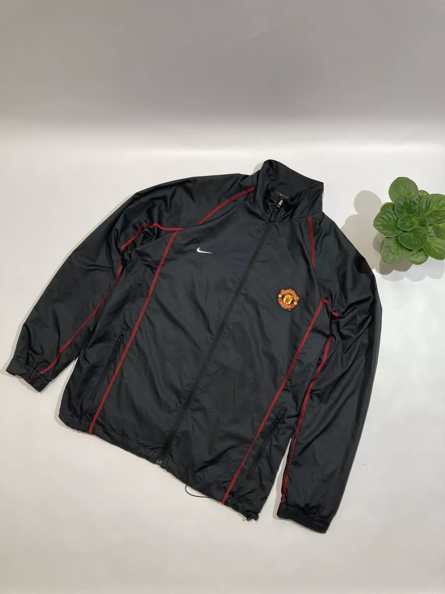 Vintage Nike Manchester United Track Zip Up Jacket Nylon Officially Men’s Medium