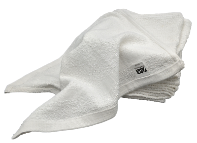 #ad 12x12 White Value Washcloths Lt Weight Cloth Rags Bath Craft Kitchen Garage Face $107.99