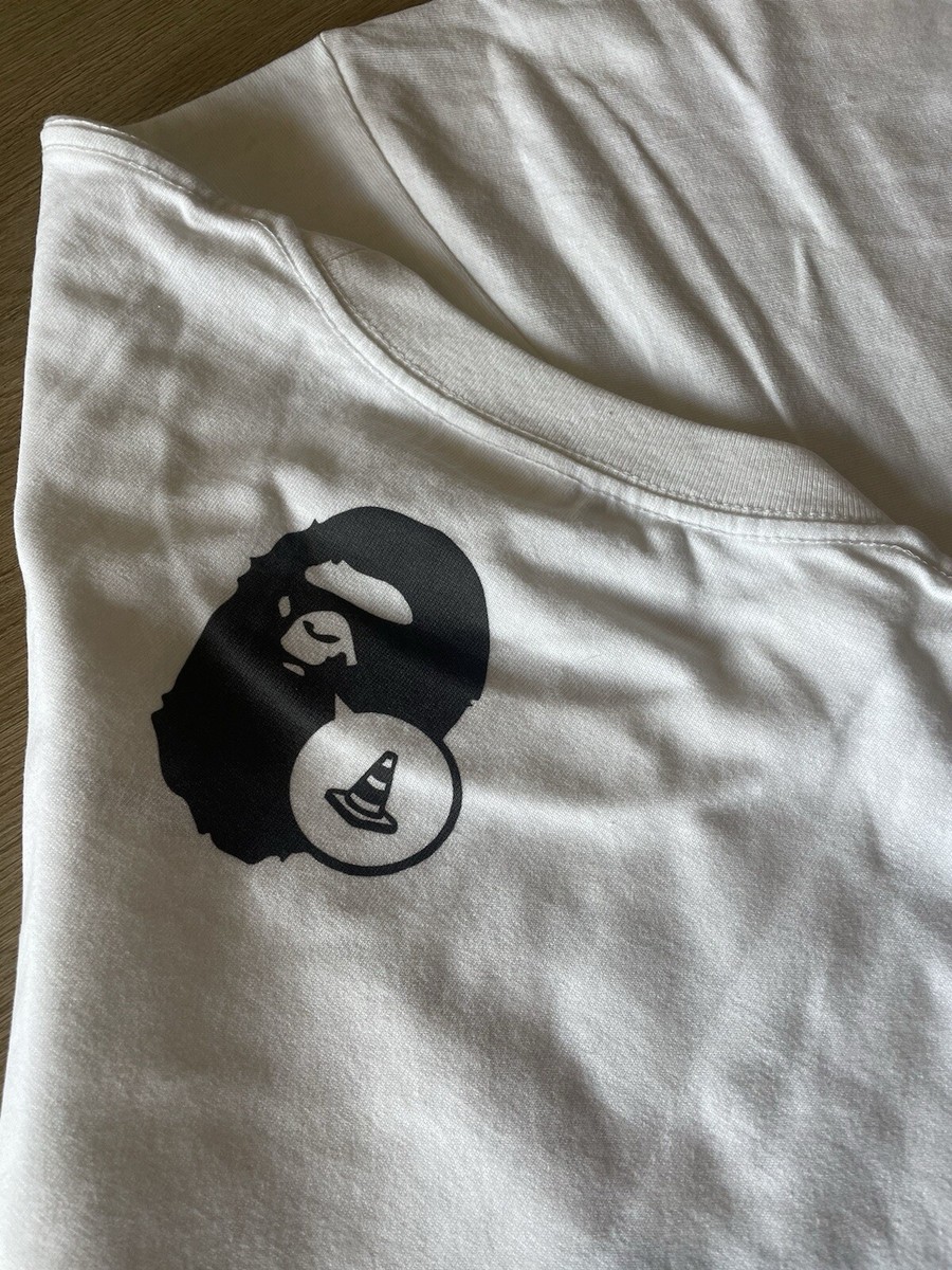 A Bathing Ape BAPE x Joshua Vides Big Head White Tee Brand A Bathing Ape BAPE x Joshua Vides Big Head White Tee Brand