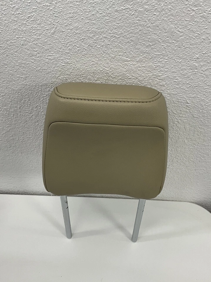 2001 VOLKSWAGEN JETTA ПЕРЕДНИЙ ЛЕВЫЙ ПОДГОЛОВНИК КОЖАНЫЙ БЕЖЕВЫЙ OEM - Изображение 3 из 4