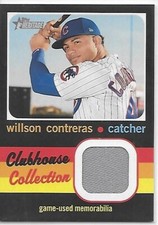 2020 Heritage Baseball HN Clubhouse Collection Relics Willson Contreras Cubs   4