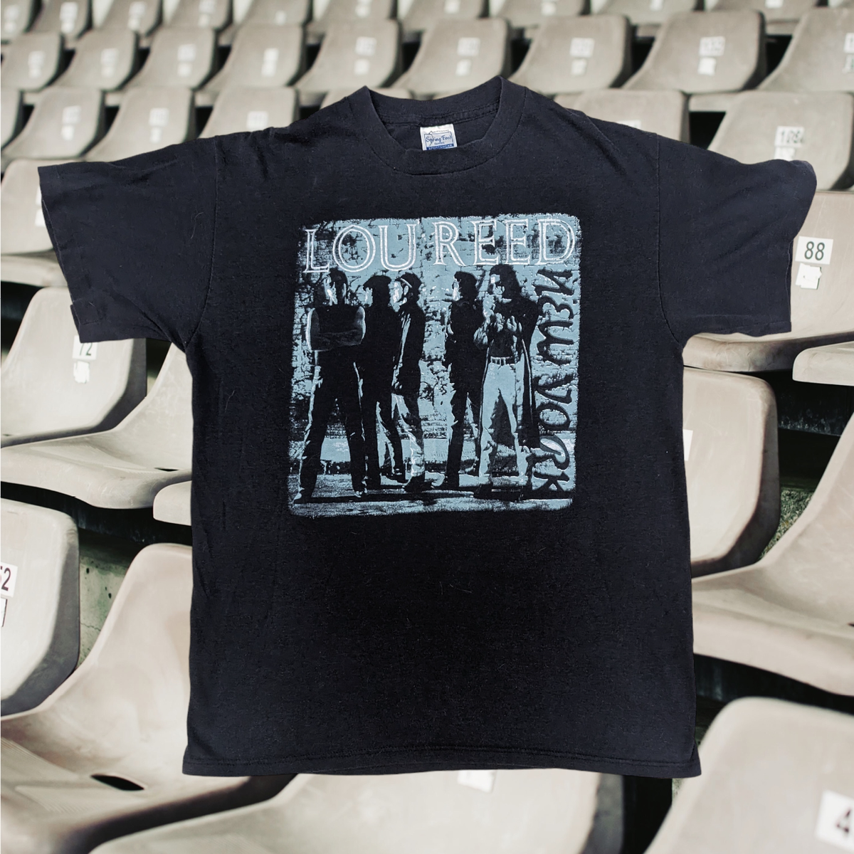 80s Lou Reed USA製 ニューヨークツアーTシャツ L 89年 RARE** 1989 Lou Reed 