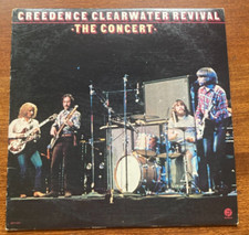 CREEDENCE CLEARWATER REVIVAL THE CONCERT LP 1980 FANTASY RECORDS GOOD 