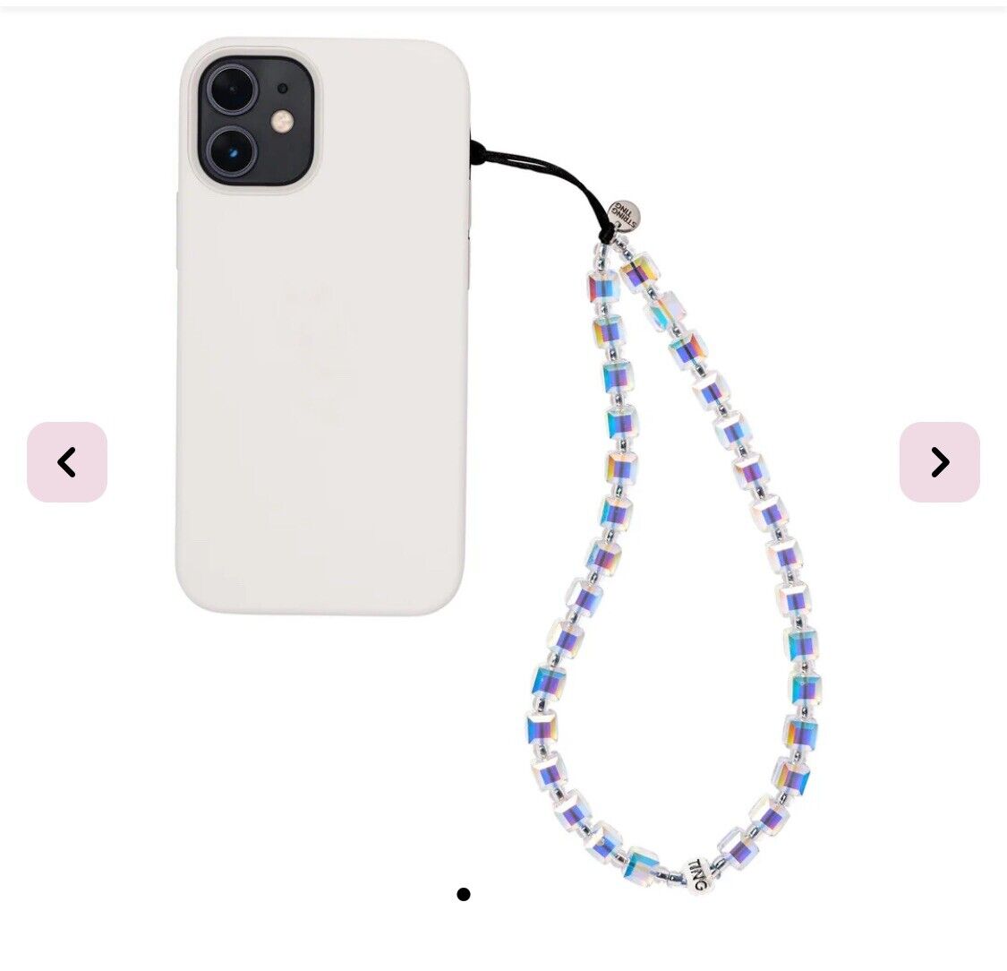 String Ting City Drip Ting Crystal Wristlet Phone Strap String Ting City Drip Ting Crystal Wristlet Phone Strap