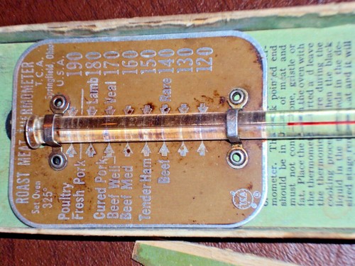 Vintage Taylor Roast Meat and Poultry Thermometer Original Box 5936 - untested - Picture 4 of 9