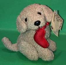 5" Russ Luv Pets Puppy Dog Plush Stuffed Small RARE 277 Muffin With Heart Nwt