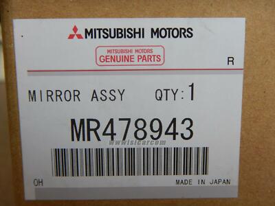 MITSUBISHI LANCER EVO5 EVO6 RS CP9A MIRROR ASSY DOOR LH