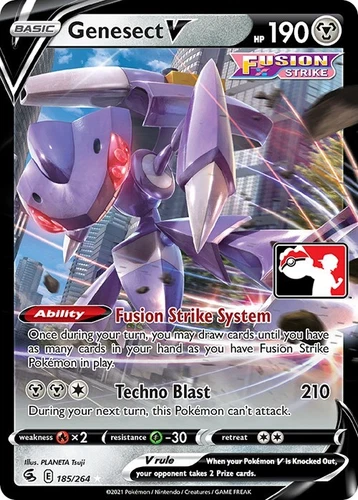 Genesect V 185/264 Prize Pack Series Cards