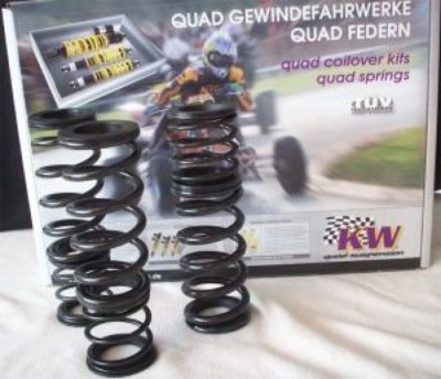 KW Tieferlegungs-Federnsatz schwarz -60mm f. Herkules Adly Hurricane 500 08-