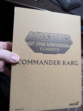 Karg figure 2018 Mattel Super 7 MOTU MOTUC Masters of the Universe Classics
