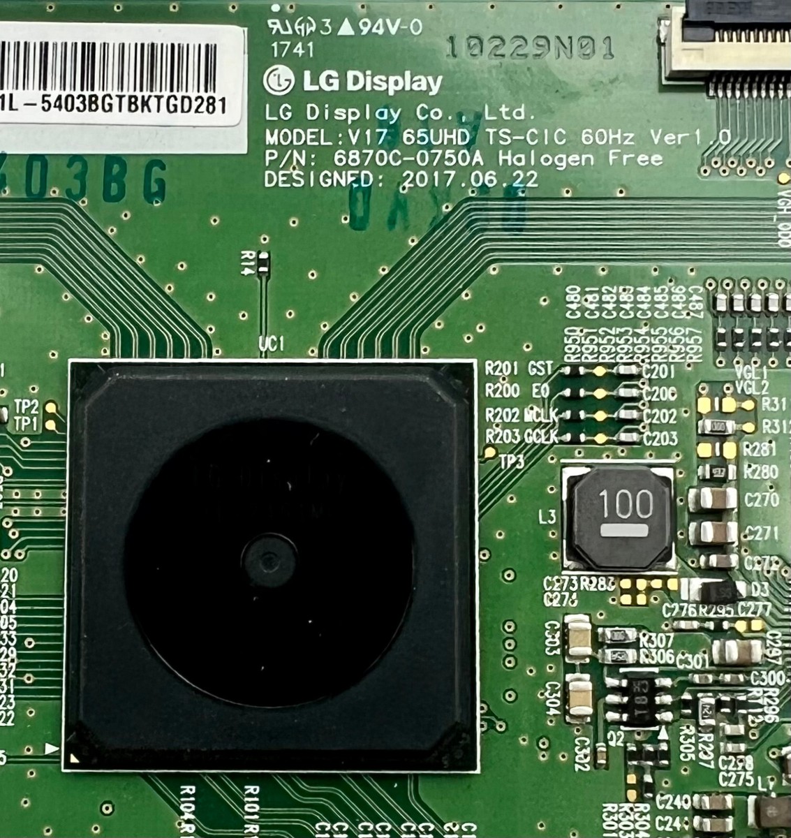 LG 65UJ6300-UA Replacement Power Supply LGP6560DJ-17U1 + T