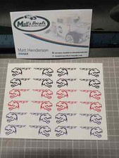 1/64 for hot wheels waterslide decals dodge trx ram trx MADE IN THE USA!