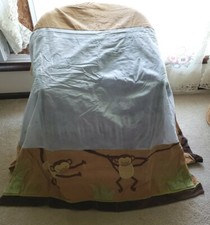 LAMBS  IVY JUNGLE ANIMALS CRIB SKIRT