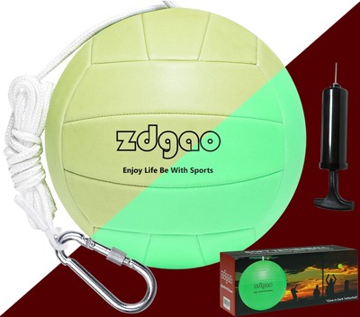 YDDS Glow in The Dark Replacement Tether Ball with Carabiner Ball Pump with N...