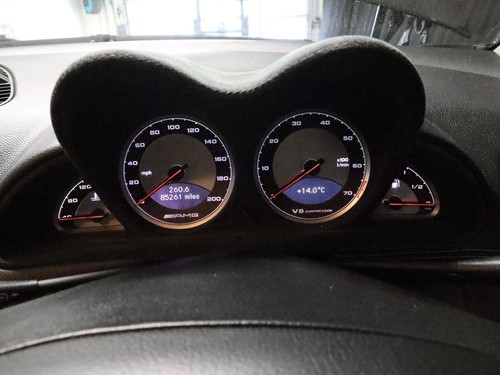 Mercedes SL 55 AMG Tacho in Meilen R230 A2305408611 mph Kombiinstrument Cluster - Bild 2 von 10