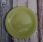 VINTAGE HLC FIESTA 1950-1959 CHARTREUSE 9.5" LUNCH PLATE EXCELLENT CONDITION