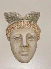 Hermes relief wall Mask hanging sculpture handmade plaster artifact NEW