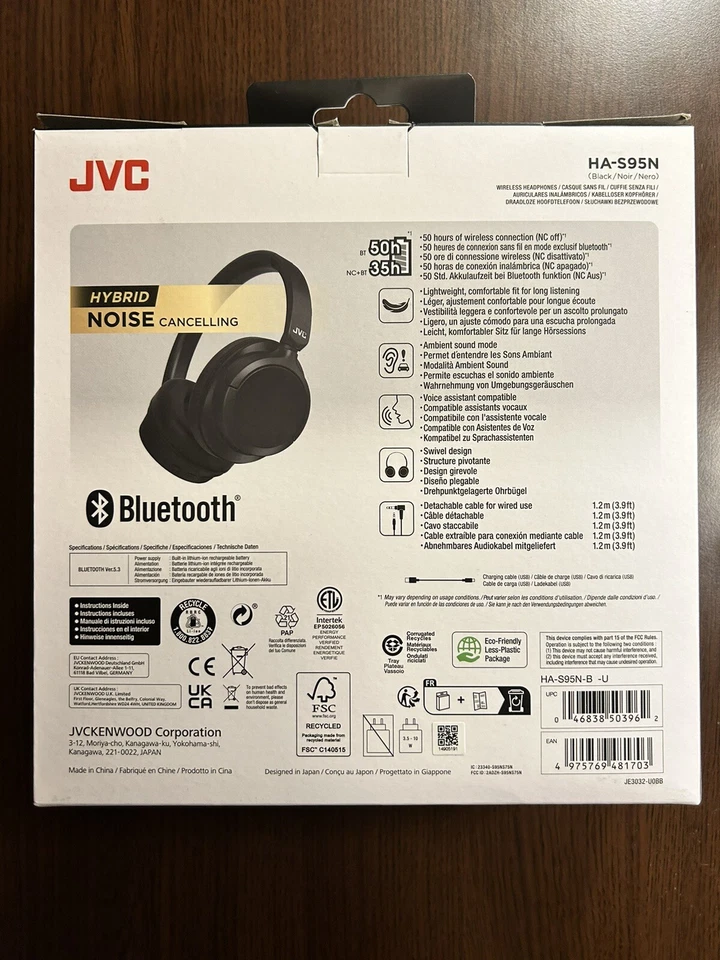 Cuffie JVC Con Noise Cancelling Premium  - Immagine 2 di 4