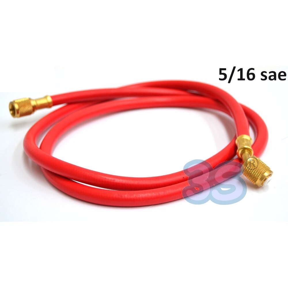 Flessibile frusta per R410a R32 - 5/16 sae colore rosso