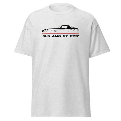 Premium T-Shirt For Mercedes SLS AMG GT C197 2012-2014 Car Fans Birthday Gift