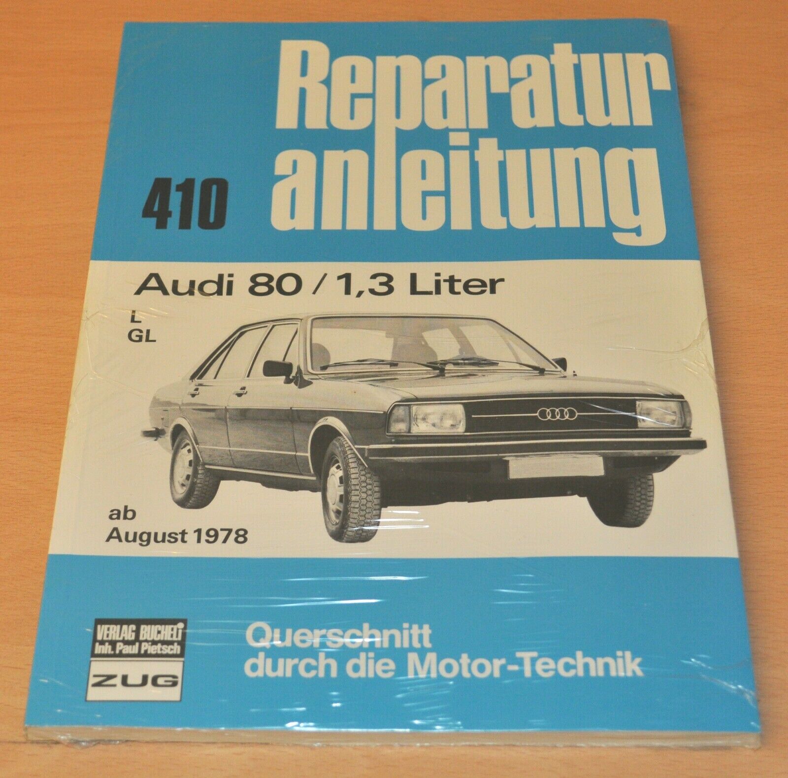 Thumbnail - Audi 80 B2 Typ 81 L Gl 1,3l Ab 1978 Motor Bremsen Reparaturanleitung