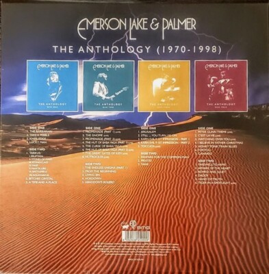EMERSON, LAKE & PALMER - ANTHOLOGY (1970-1998) 4 LP 