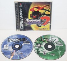 Strider 2 (Sony Playstation 1, 1999 PS1) 2 Disc Game Manual Case Complete CIB