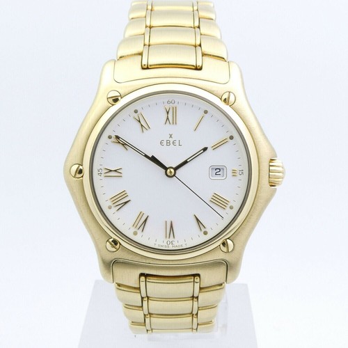 Ebel 1911 Oro Giallo 18k Quarzo 33mm Con Documenti Zaffiro Ref. : 887902 |  eBay