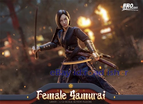 Figura de Acción Samurai Mujer Brotoys LR005 1/12 Modelo Coleccionable EN STOCK - Imagen 9 de 15