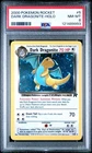 PSA 8 Multiple SWIRLS Dark Dragonite 5/82 Team Rocket Holo