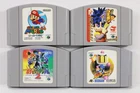 Lot of 4 Super Mario Goemon Bomberman Pokemon 2 Nintendo 64 N64 Japan Import