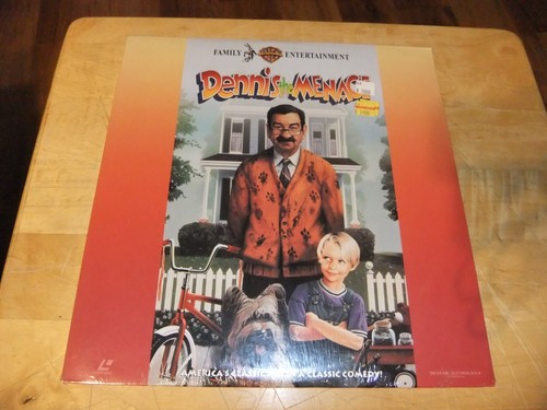 VTG 1993 DENNIS THE MENACE LASERDISC MOVIE NEW SEALED MINT MATTHAU LLOYD HUGHES - Afbeelding 1 van 2