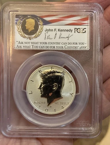 2014 W 50C REVERSE PROOF SILVER KENNEDY HALF DOLLAR NGC PF70 50TH ANNIVERSARY