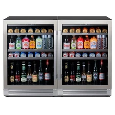 Ca'Lefort Beverage Refrigerator 280 Cans Beverage Fridge Cooler Left+Right
