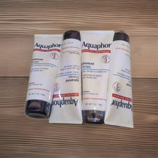4x Aquaphor Healing Ointment Advanced Dry Skin Moisturizer 7 oz Exp 4/2027