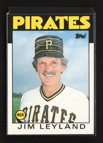 Jim Leyland #66T 1986 Topps Traded card