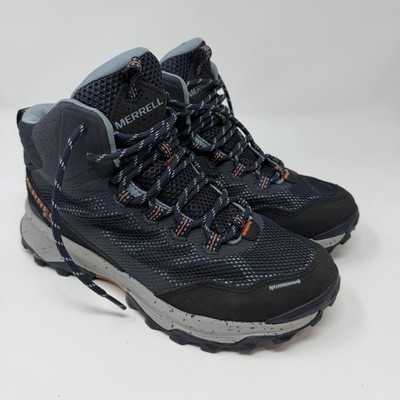 Merrell Women's 7M Moab 3 Mid GTX GORE-TEX  Waterproof Hiking Boots Navy NWOT