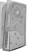 Geekria Transparent Cover Plates Compatible with PS5, PlayStation 5 Console D...
