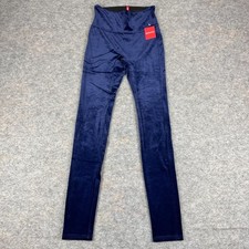 Spanx Velvet Leggings 29" Lapis Night Blue Womens Small S