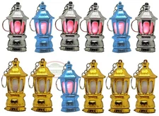40pcs Mini Keychain Flashlights LED Lanterns Eid Ramadan Camping Travel Gift