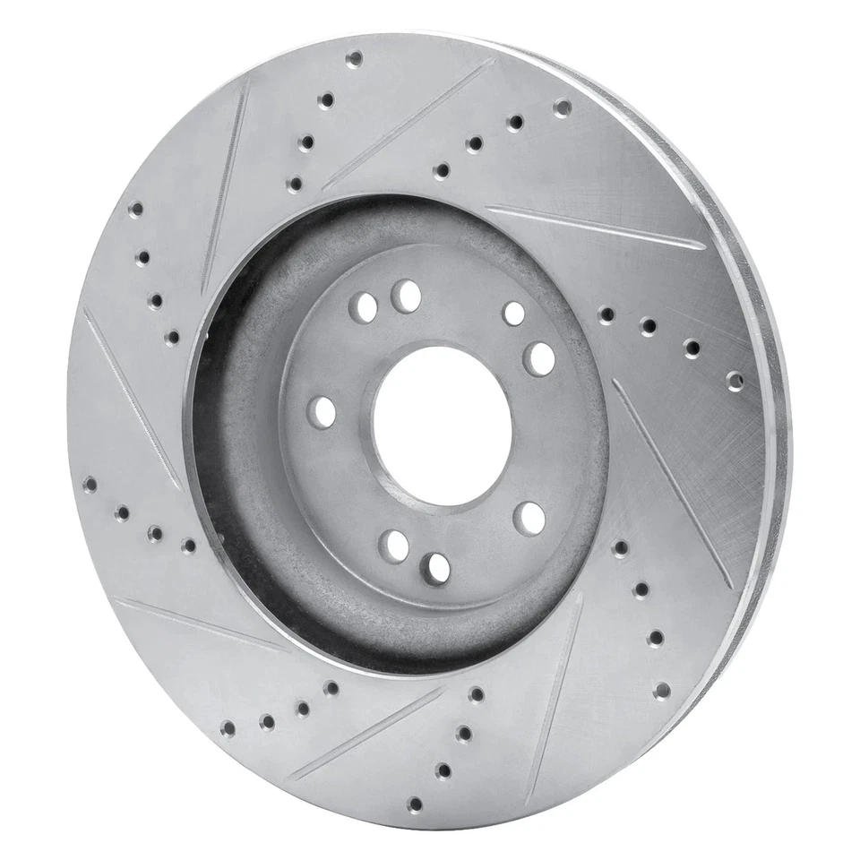 For Mercedes-Benz SL600 94-02 Brake Rotor DFC Premium Drilled & Slotted Front Foto 4 de 4
